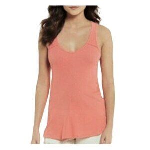 P.J. Salvage Ribbed Jersey Tank Top Sz Small Melon New